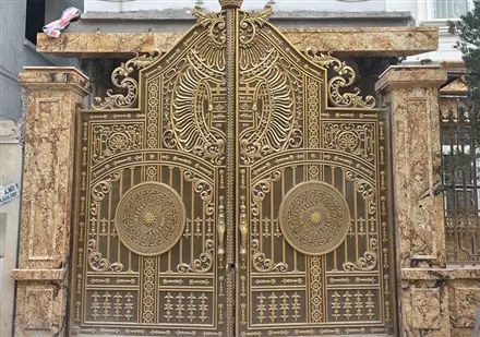Công trình cổng nhà anh Hà ở Đà Nẵng